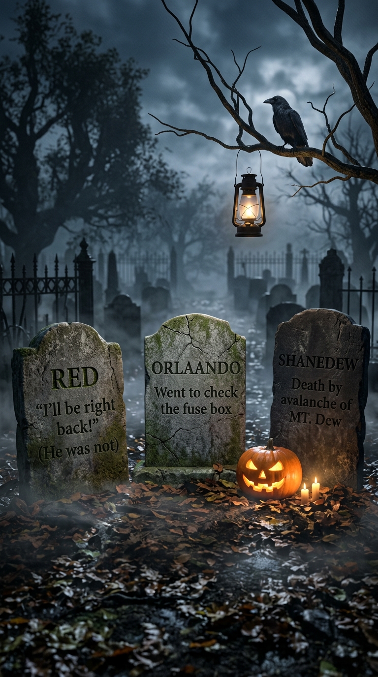 Haunted Graveyard Right Wing: Red, Orlaando, ShaneDew